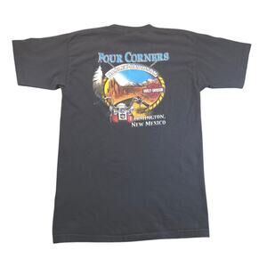Four Corners Harley-Davidson Farmington, NM Black Men’s Large T-shirt Eagle